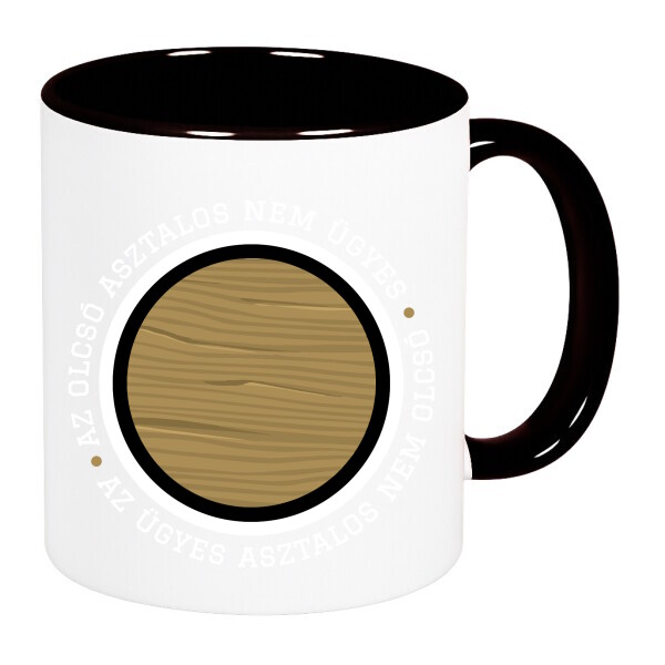 Színes fülű és belsejű bögre