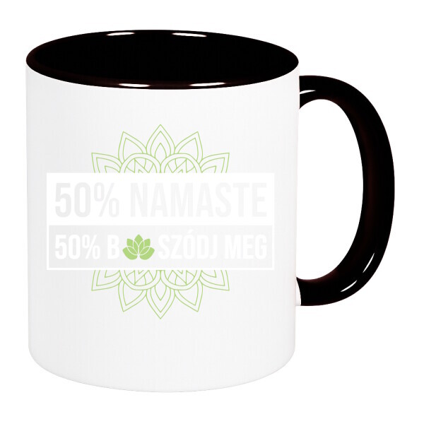 Színes fülű és belsejű bögre