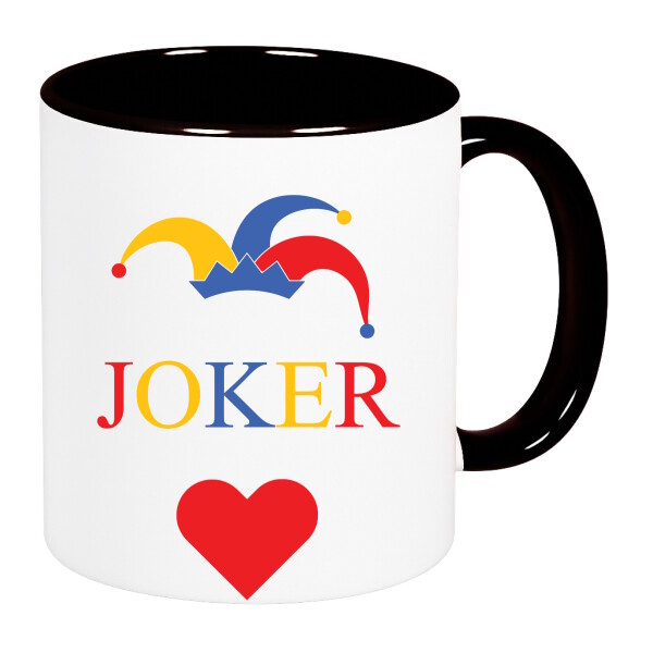 Színes fülű és belsejű bögre