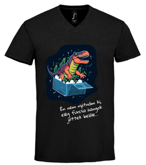 Unisex V nyakú póló