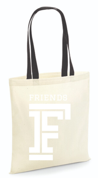 Vászontáska - színes fülű 