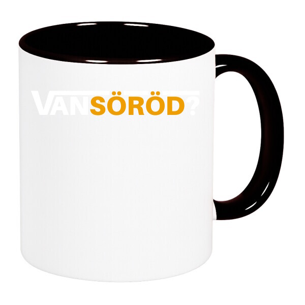 Színes fülű és belsejű bögre