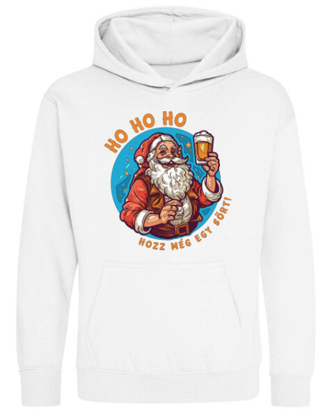 Kapucnis belebújós gyerek pulóver