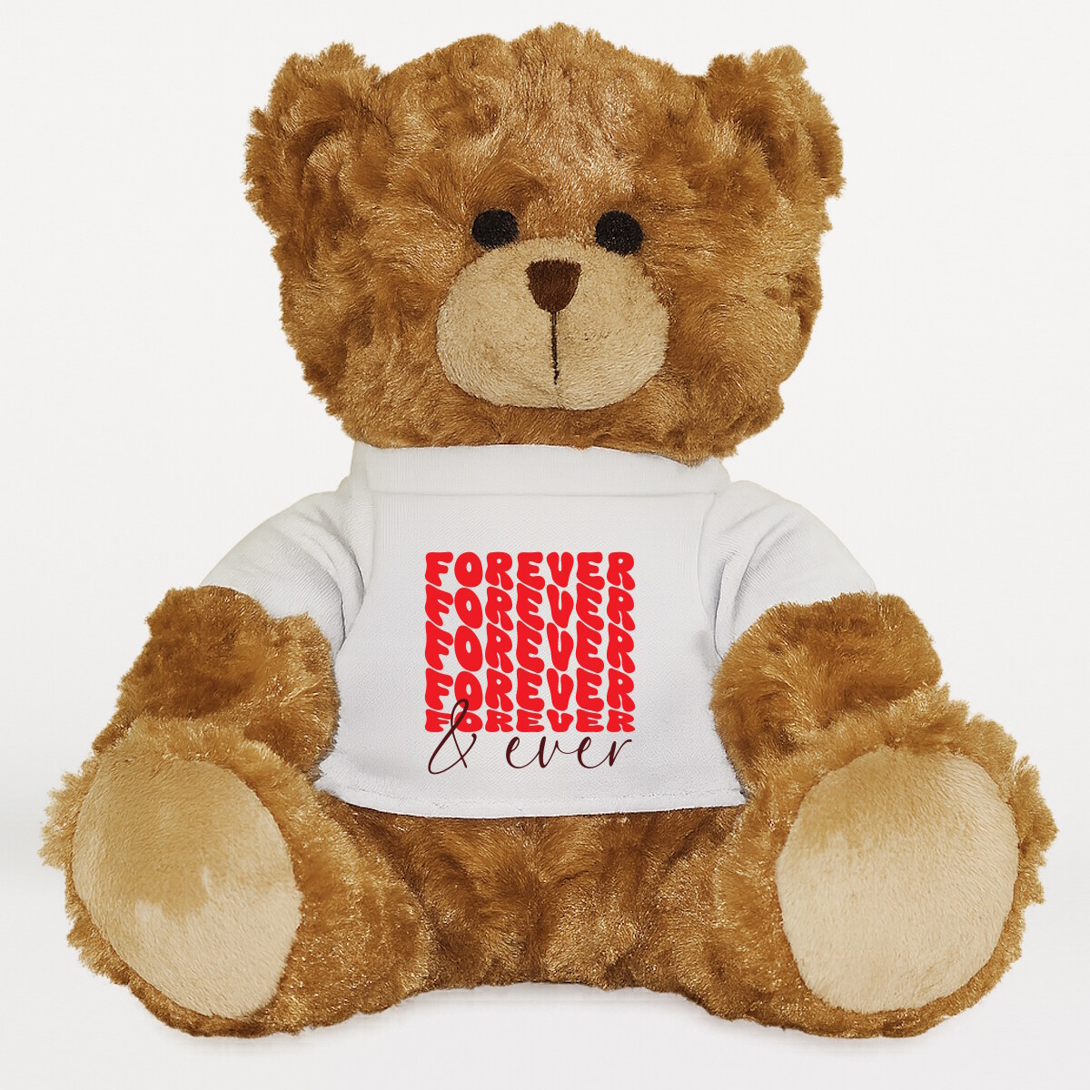 Plüssmaci egyedi pólóval