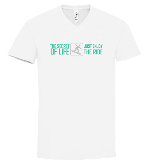 Unisex V nyakú póló