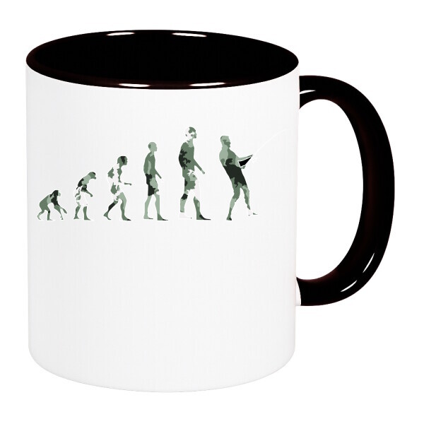 Színes fülű és belsejű bögre