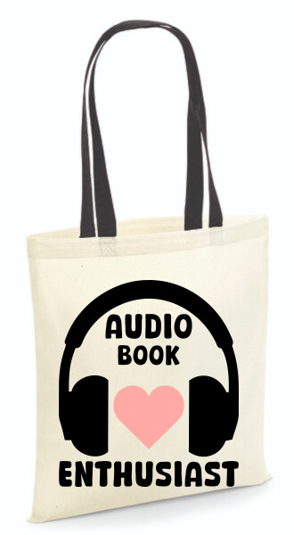 Vászontáska - színes fülű 