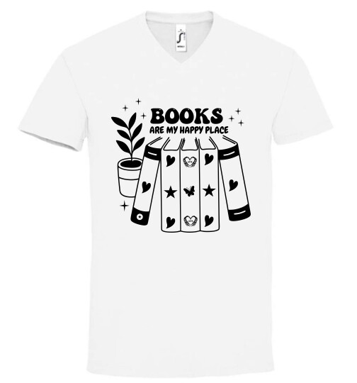 Unisex V nyakú póló