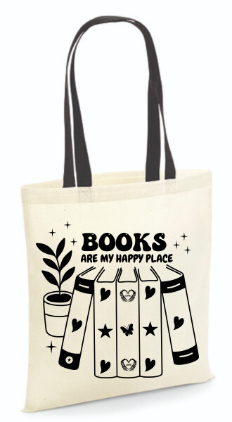 Vászontáska - színes fülű 