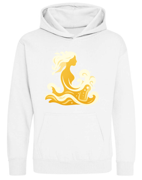 Kapucnis belebújós gyerek pulóver