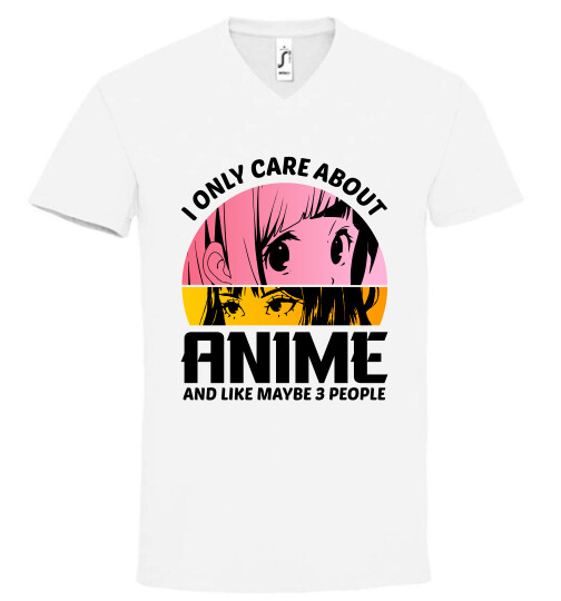 Unisex V nyakú póló