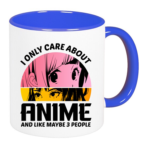 Színes fülű és belsejű bögre