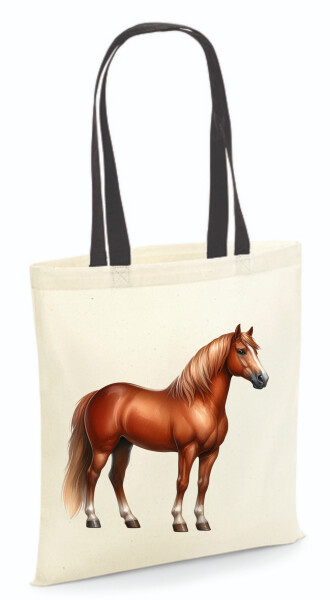 Vászontáska - színes fülű 