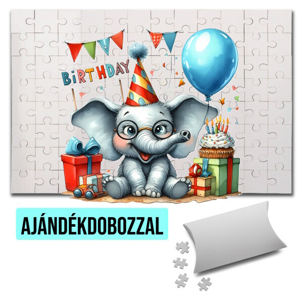 Puzzle - kirakó ajándékdobozzal
