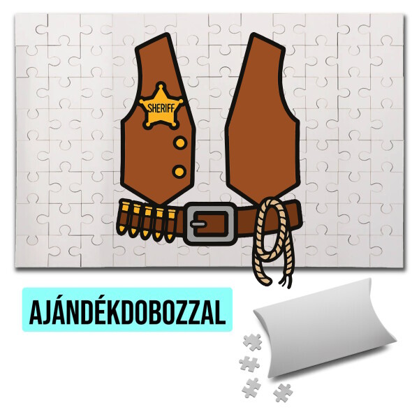 Puzzle - kirakó ajándékdobozzal