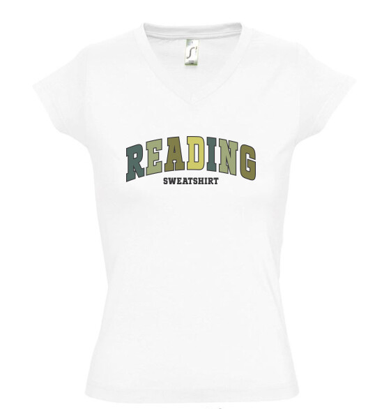 Női V nyakú póló