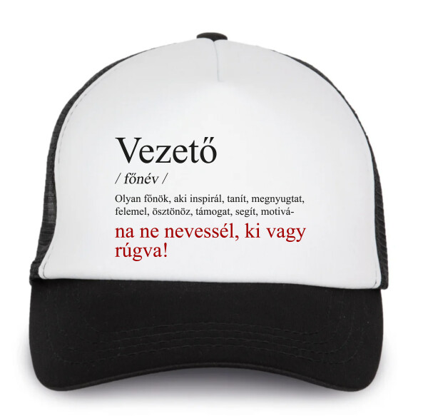 Trucker baseball sapka