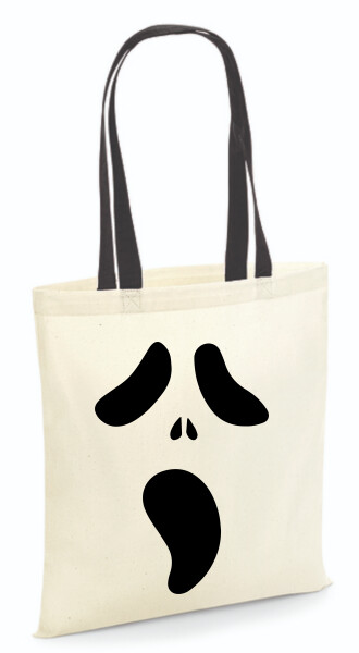 Vászontáska - színes fülű 