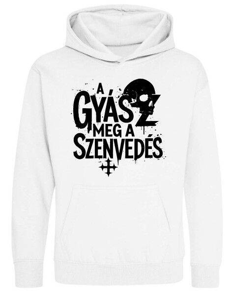 Kapucnis belebújós gyerek pulóver