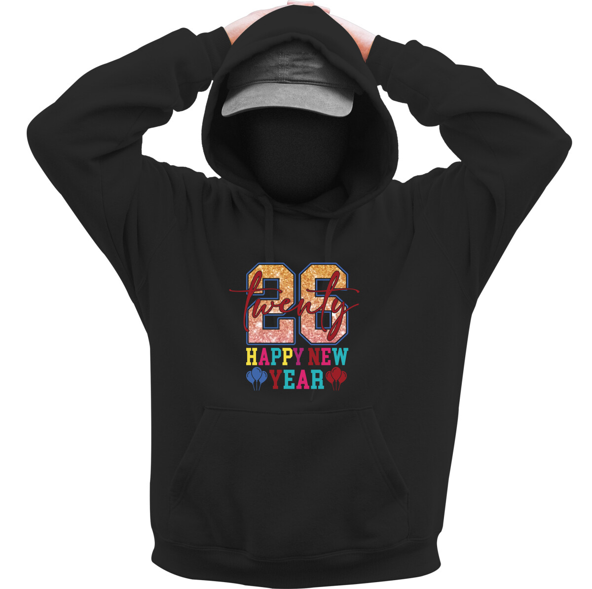 Kapucnis belebújós pulóver