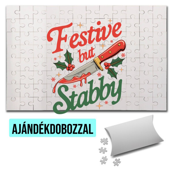 Puzzle - kirakó ajándékdobozzal