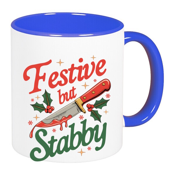 Színes fülű és belsejű bögre