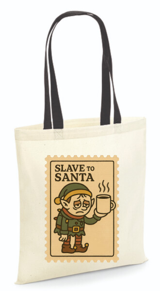 Vászontáska - színes fülű 