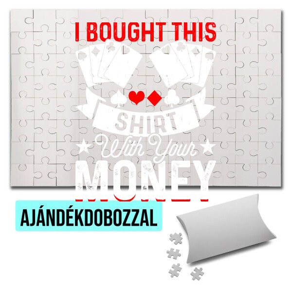 Puzzle - kirakó ajándékdobozzal