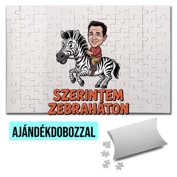 Puzzle - kirakó ajándékdobozzal