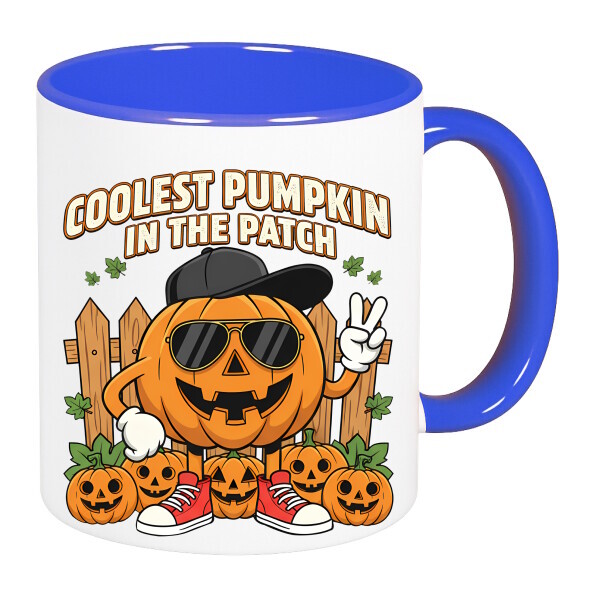 Színes fülű és belsejű bögre