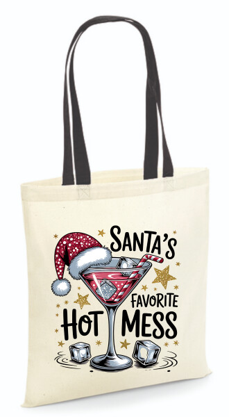 Vászontáska - színes fülű 