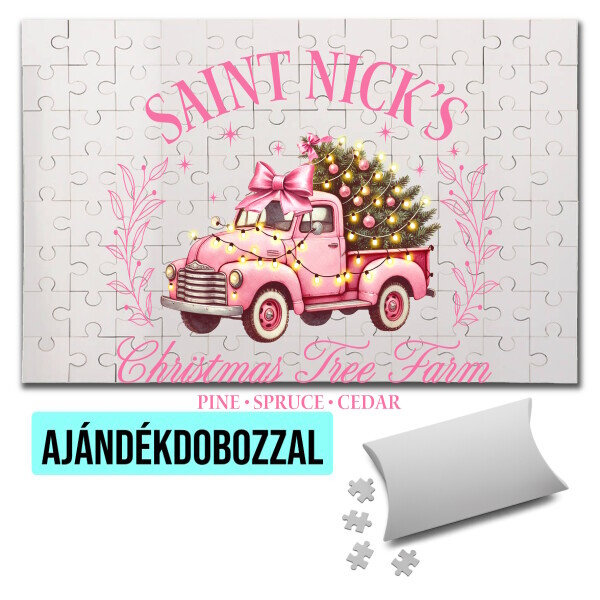 Puzzle - kirakó ajándékdobozzal