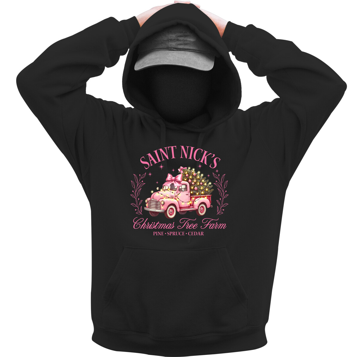 Kapucnis belebújós pulóver