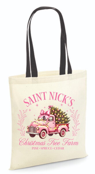 Vászontáska - színes fülű 