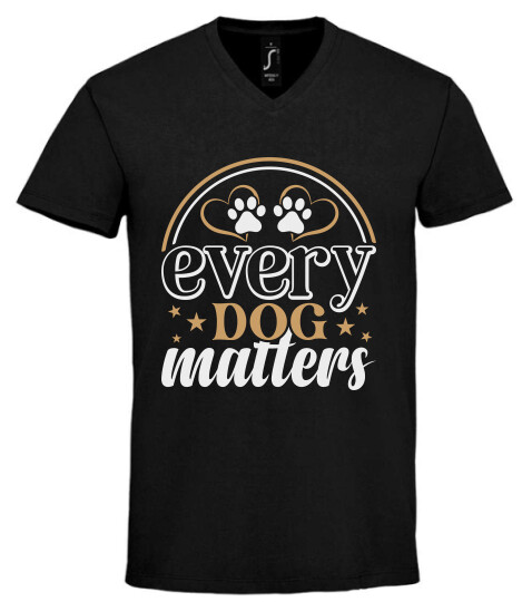 Unisex V nyakú póló