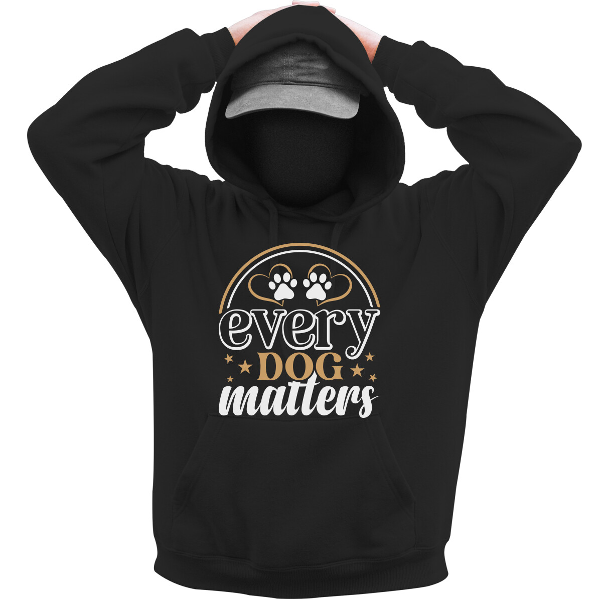 Kapucnis belebújós pulóver