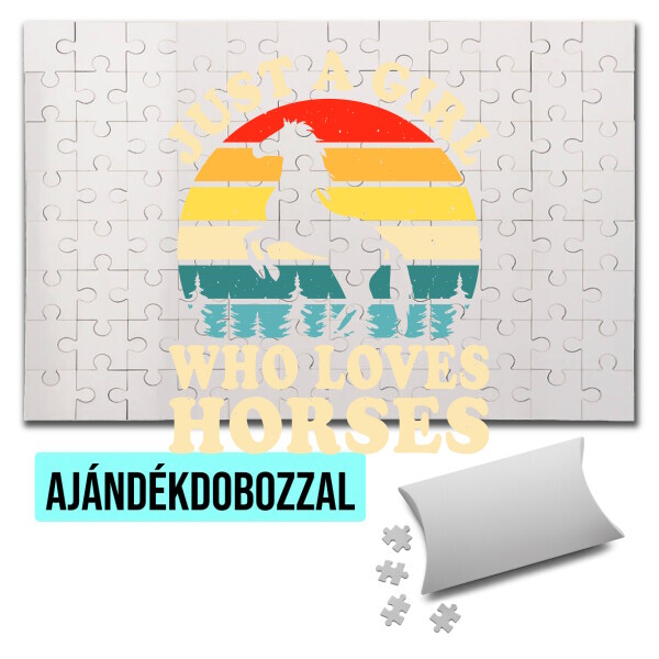 Puzzle - kirakó ajándékdobozzal