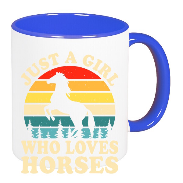 Színes fülű és belsejű bögre