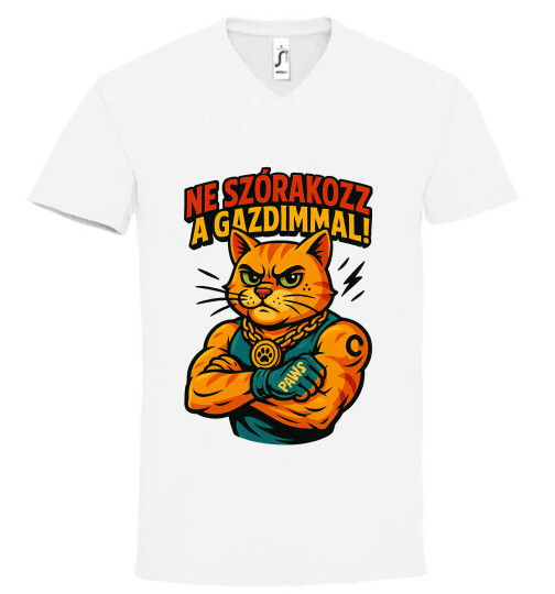 Unisex V nyakú póló