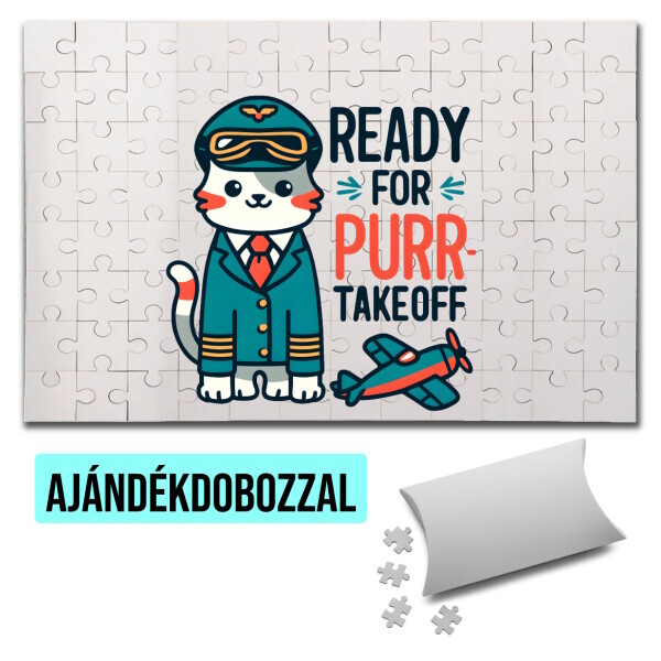 Puzzle - kirakó ajándékdobozzal