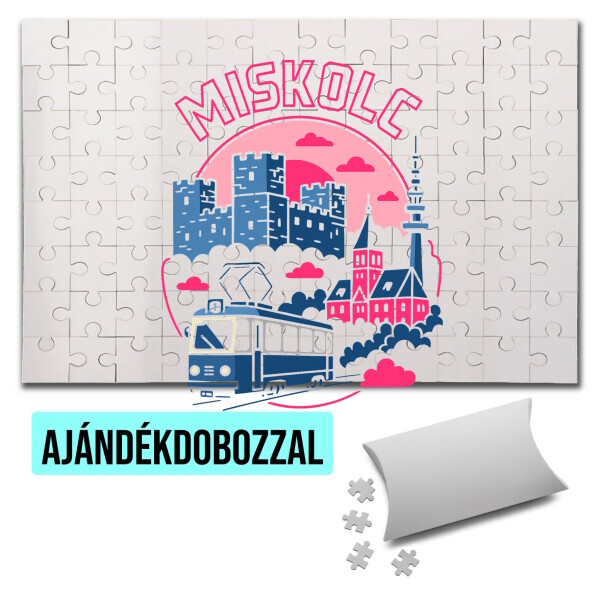 Puzzle - kirakó ajándékdobozzal