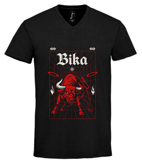 Unisex V nyakú póló