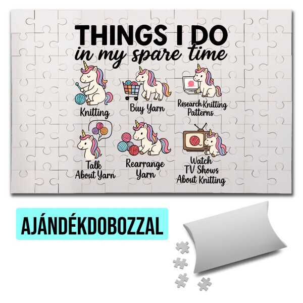 Puzzle - kirakó ajándékdobozzal
