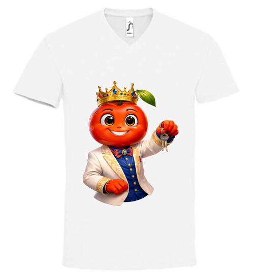 Unisex V nyakú póló