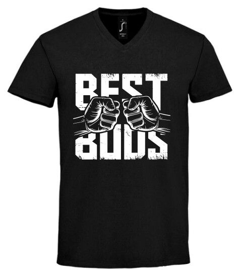 Unisex V nyakú póló