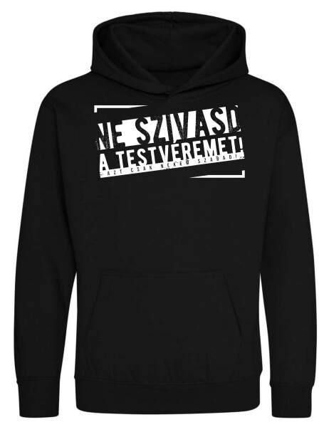 Kapucnis belebújós gyerek pulóver