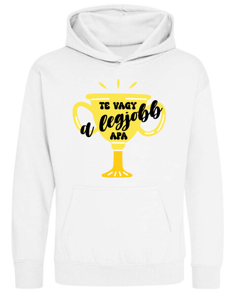 Kapucnis belebújós gyerek pulóver