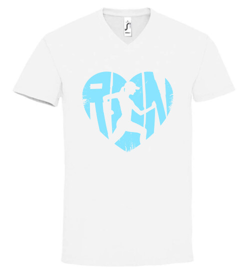 Unisex V nyakú póló