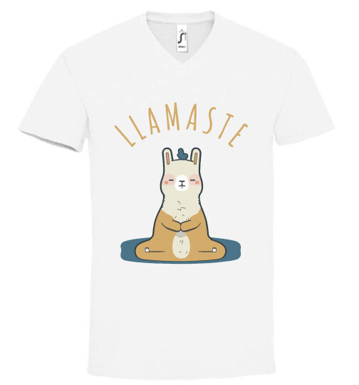 Unisex V nyakú póló