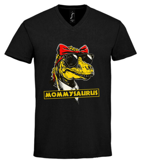 Unisex V nyakú póló